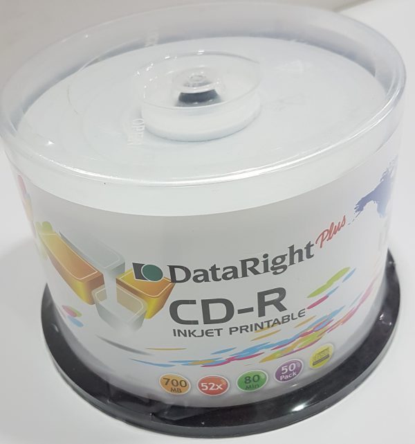 דיסק להדפסה CD 700MB מארז 50 יחידות
