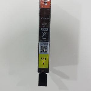 ראש דיו מקורי דגם CLI 551 צבע צהוב מתאים למדפסת קנון IP7250