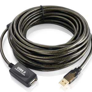 כבל מאריך USB  מסוכך 10 מטר